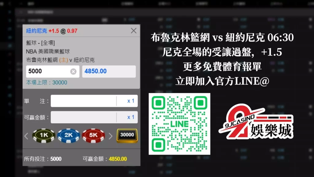 nba賭盤分析-0129 布魯克林籃網 vs 紐約尼克-3A娛樂城