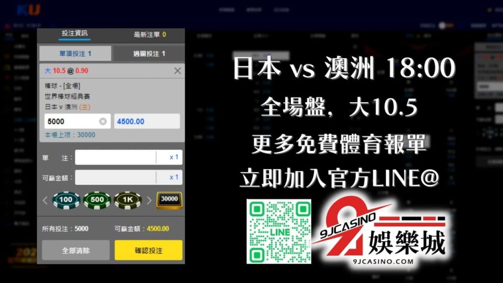 世界棒球經典賽分析-日本vs澳洲