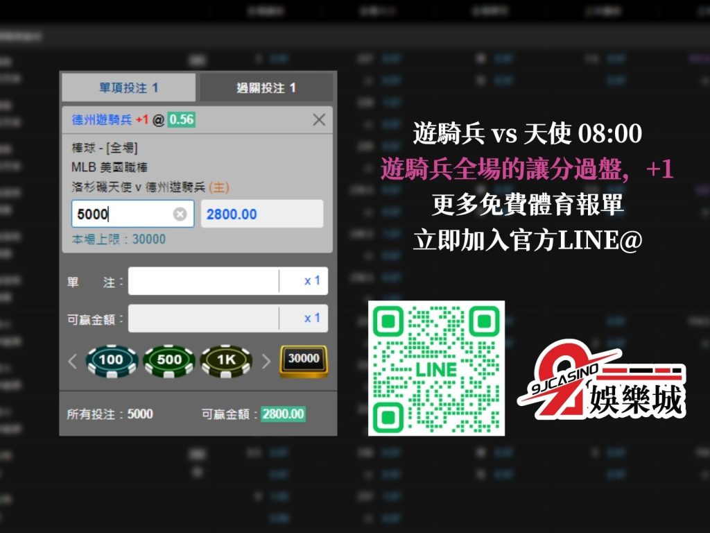MLB賽前分析- 德州遊騎兵 vs 洛杉磯天使 08_00 3A娛樂城 (3)