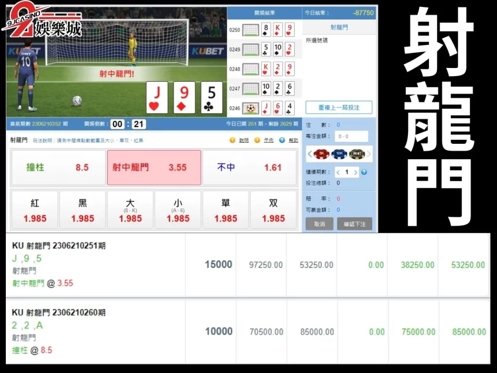 線上射龍門 射龍門賠率 射龍門賺錢技巧
