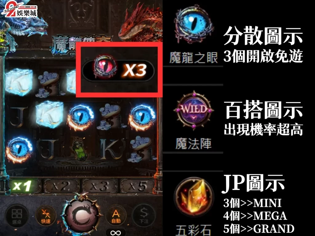 魔龍傳奇老虎機 魔龍傳奇賺錢 魔龍傳奇玩法
